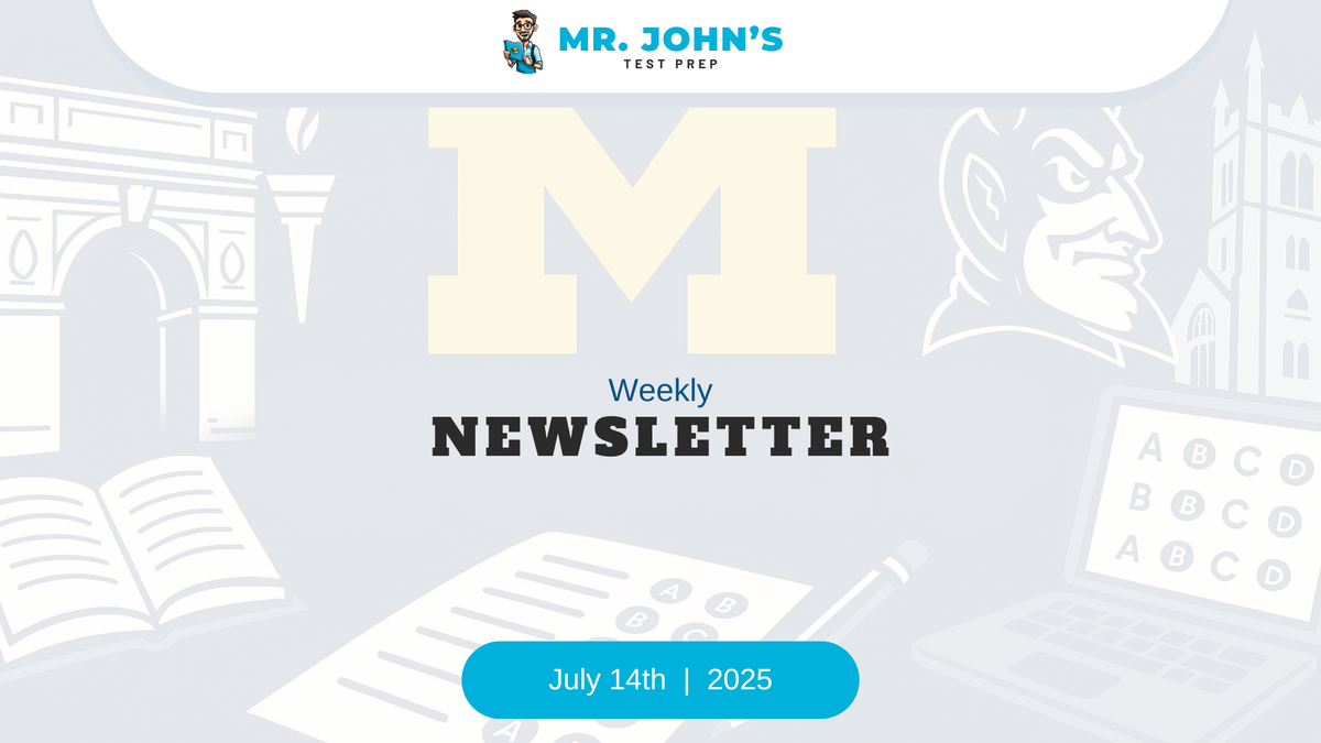 UMich Implementing Early Decision 2026 + Final Week of Bootcamp