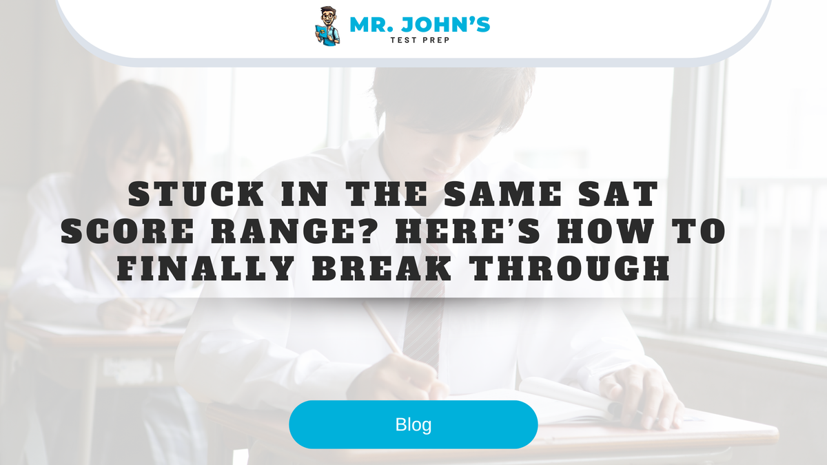 Student learning how to improve SAT score using Mr. John’s proven test review and strategy method effectively.