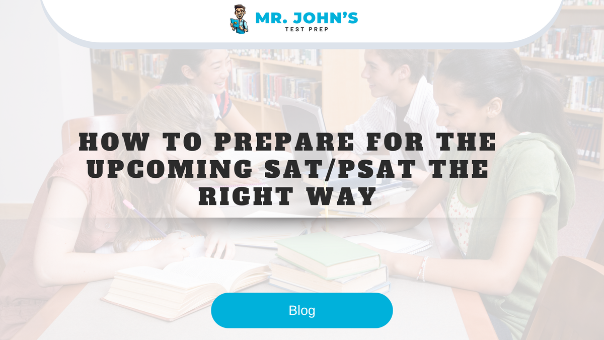 Student studying for the SAT and PSAT using consistent weekly practice and proven test strategies effectively.