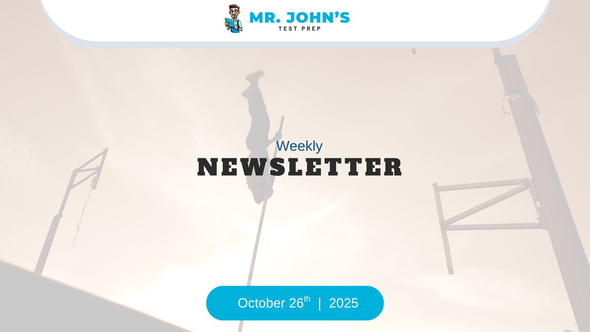 Vaulting into Nov/Dec SATs!