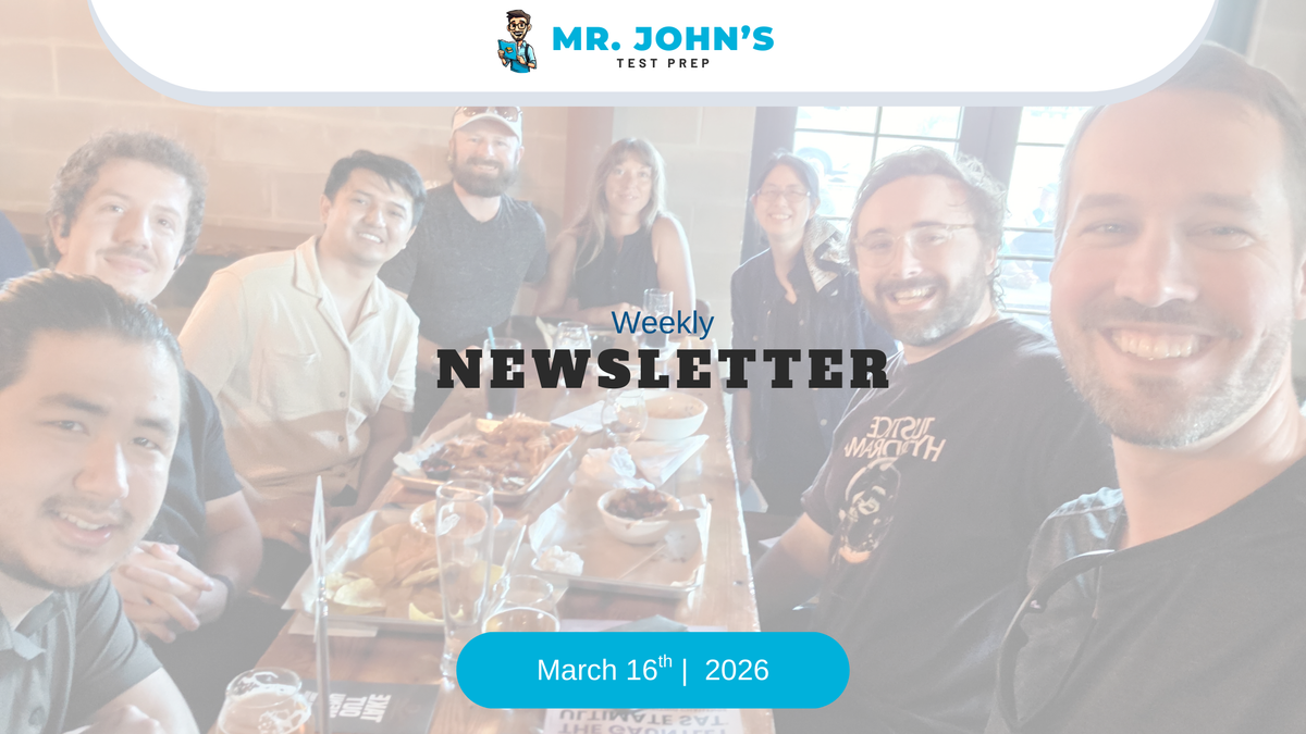 March SAT Feedback and NTPA Meetup