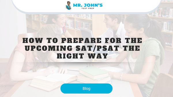 Student studying for the SAT and PSAT using consistent weekly practice and proven test strategies effectively.