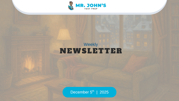 'Twas the night before the last SAT of the year.