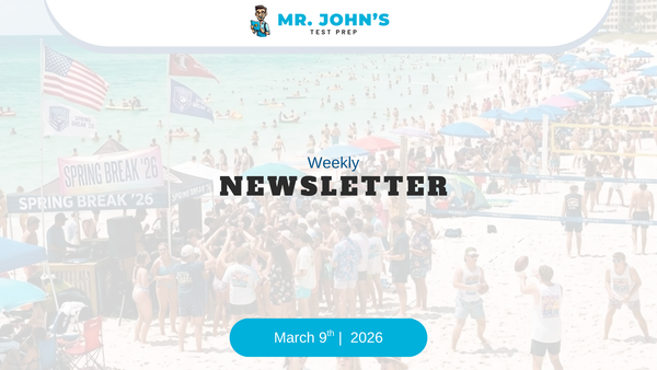 March 14th SAT — Light the Fires and Kick the Tires!